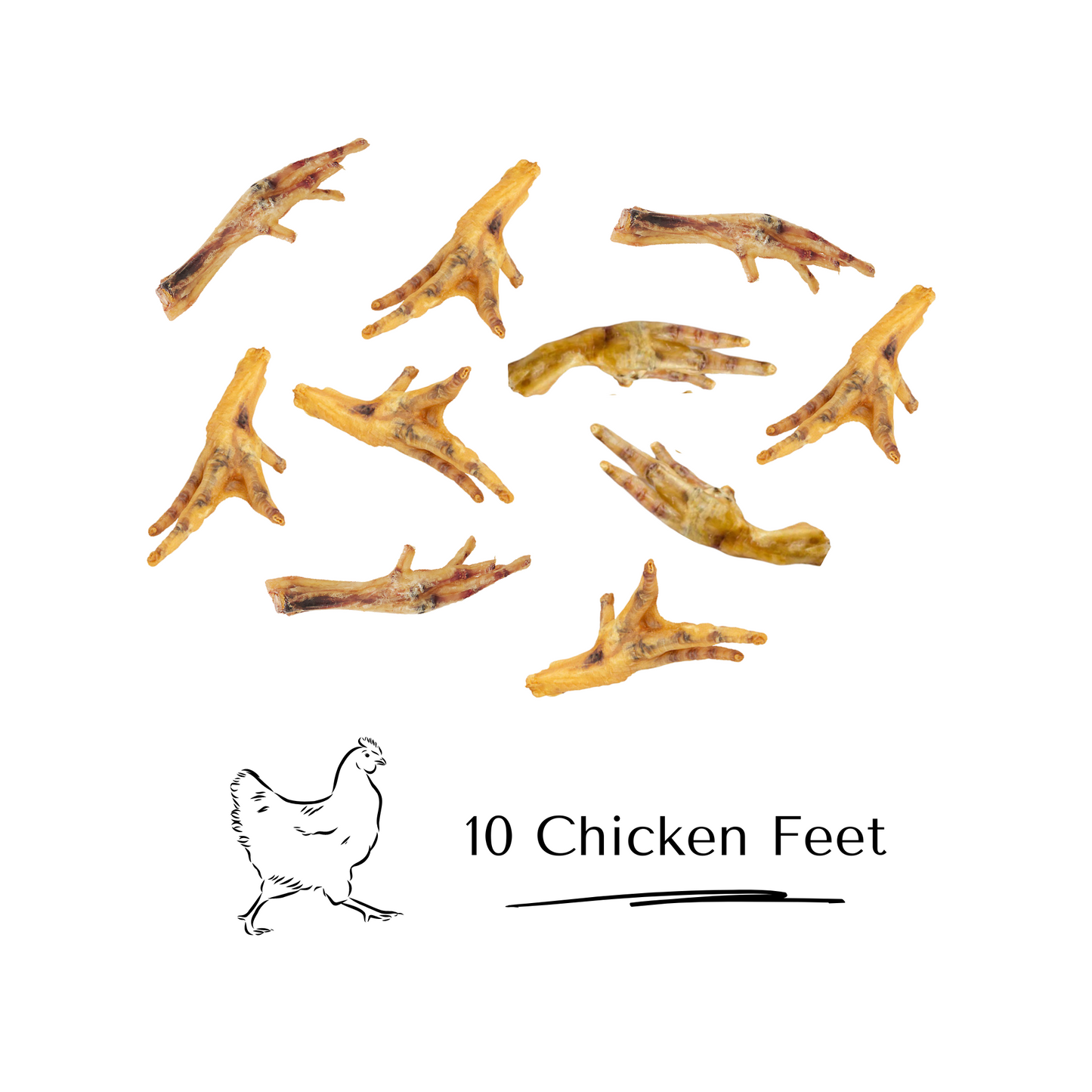 10 Pack of Chicken Feet
