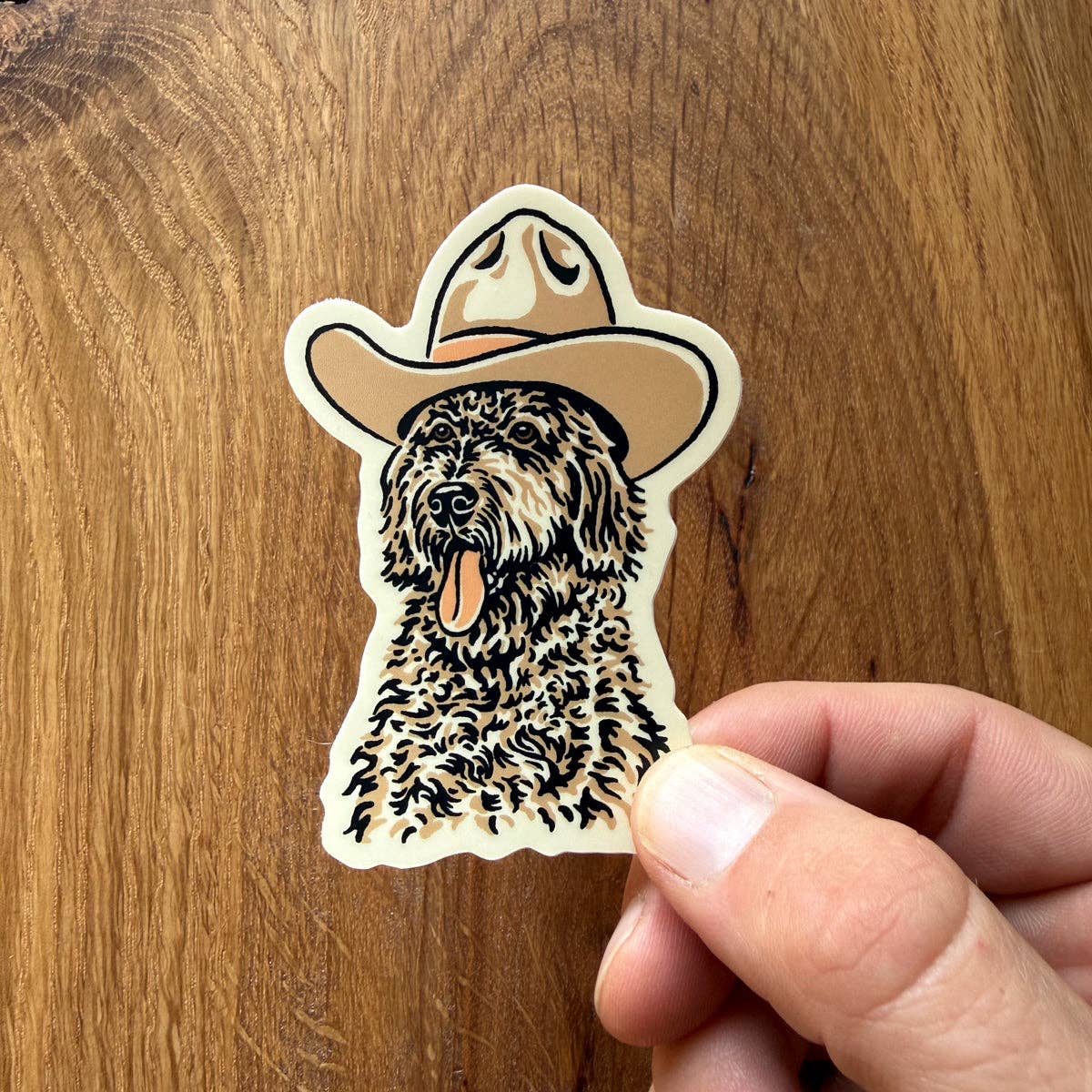 Doodle Cowdog Sticker