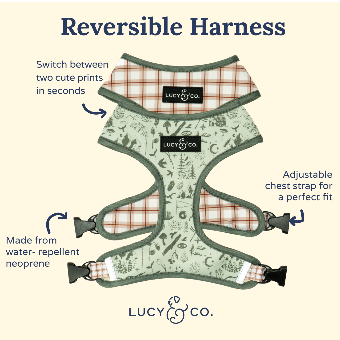 Camp Out Reversible Harness