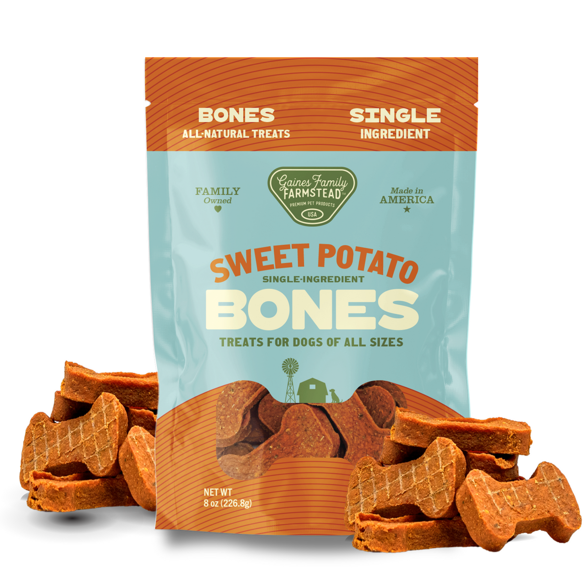 Gaines Family Farmstead Sweet Potato Bones 14oz