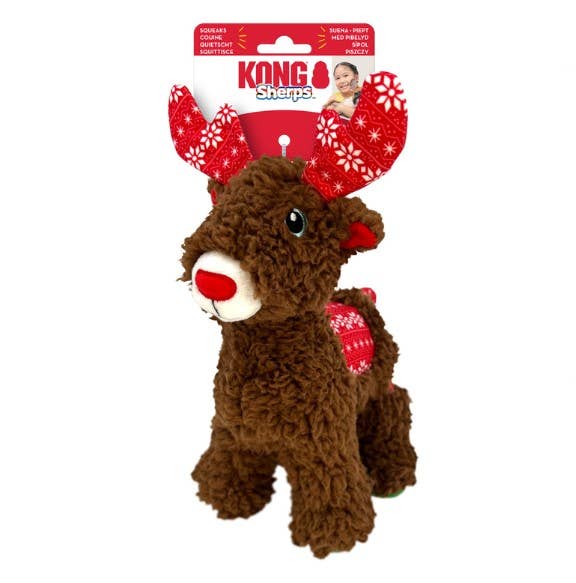 KONG Holiday Sherps™ Reindeer Md