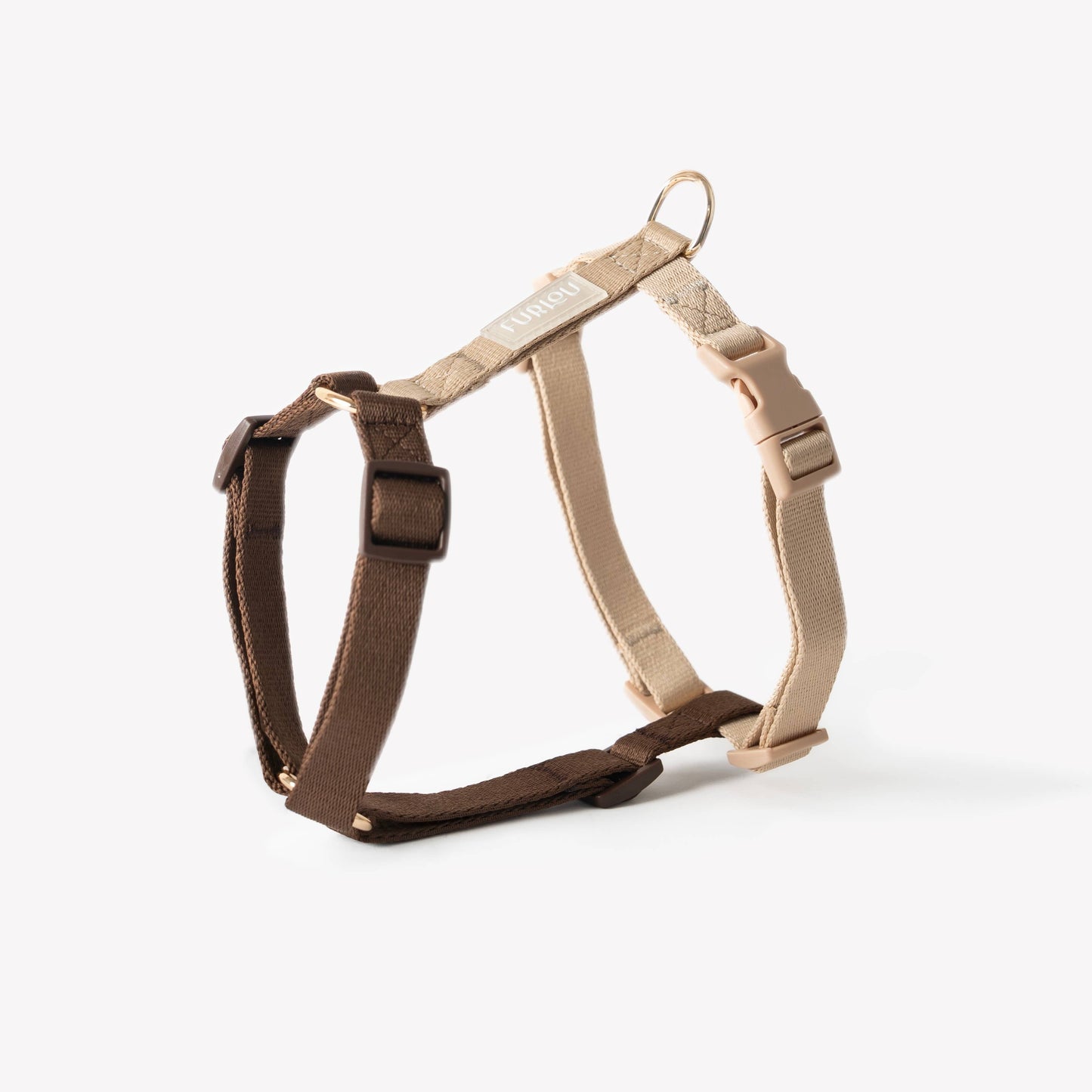 Brown + Tan - Strap Dog Harness