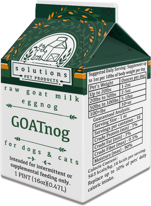 Solutions GOATnog Cultured Raw Goat Milk Pint 16oz