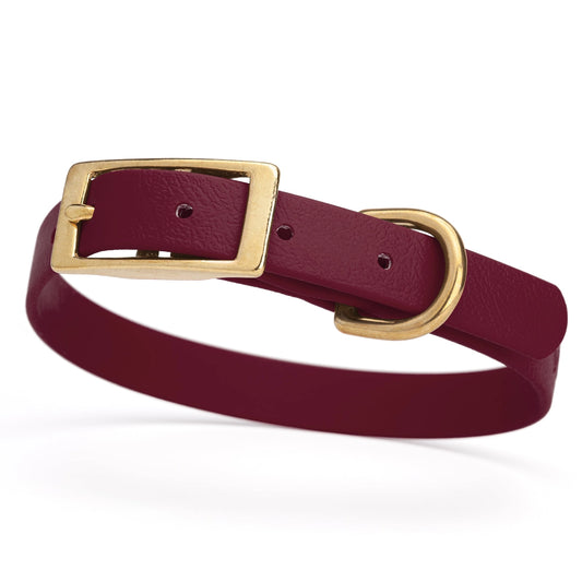 Merlot Biothane Waterproof Collar