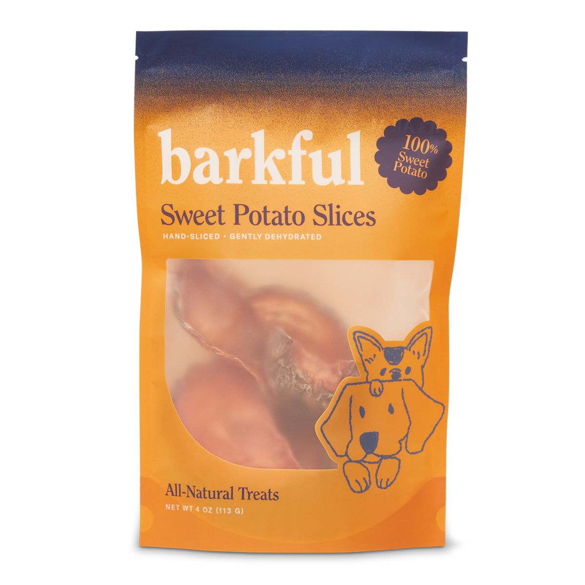 Sweet Potato Slices Dehydrated 4 oz