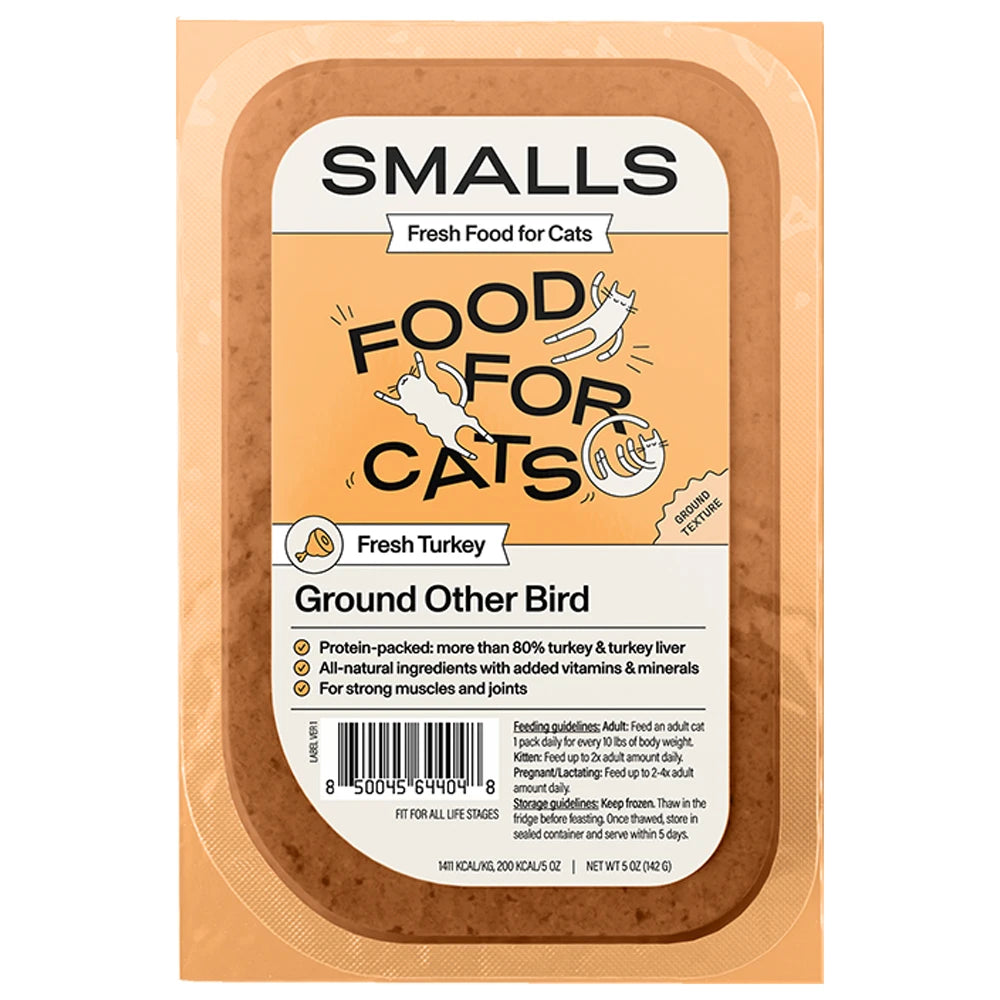 Smalls Gently Cooked Ground Turkey 5oz