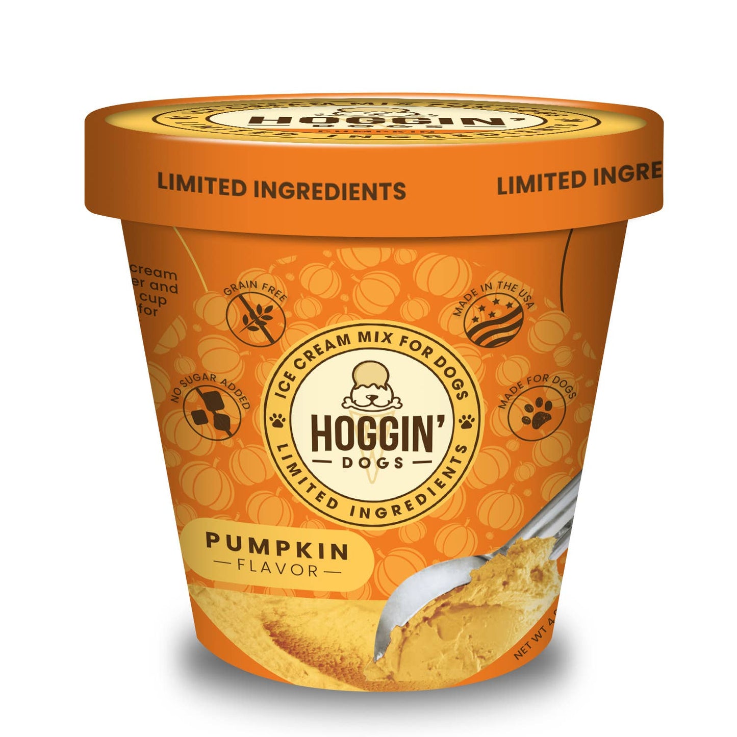 Hoggin' Dogs Ice Cream Mix: Pumpkin