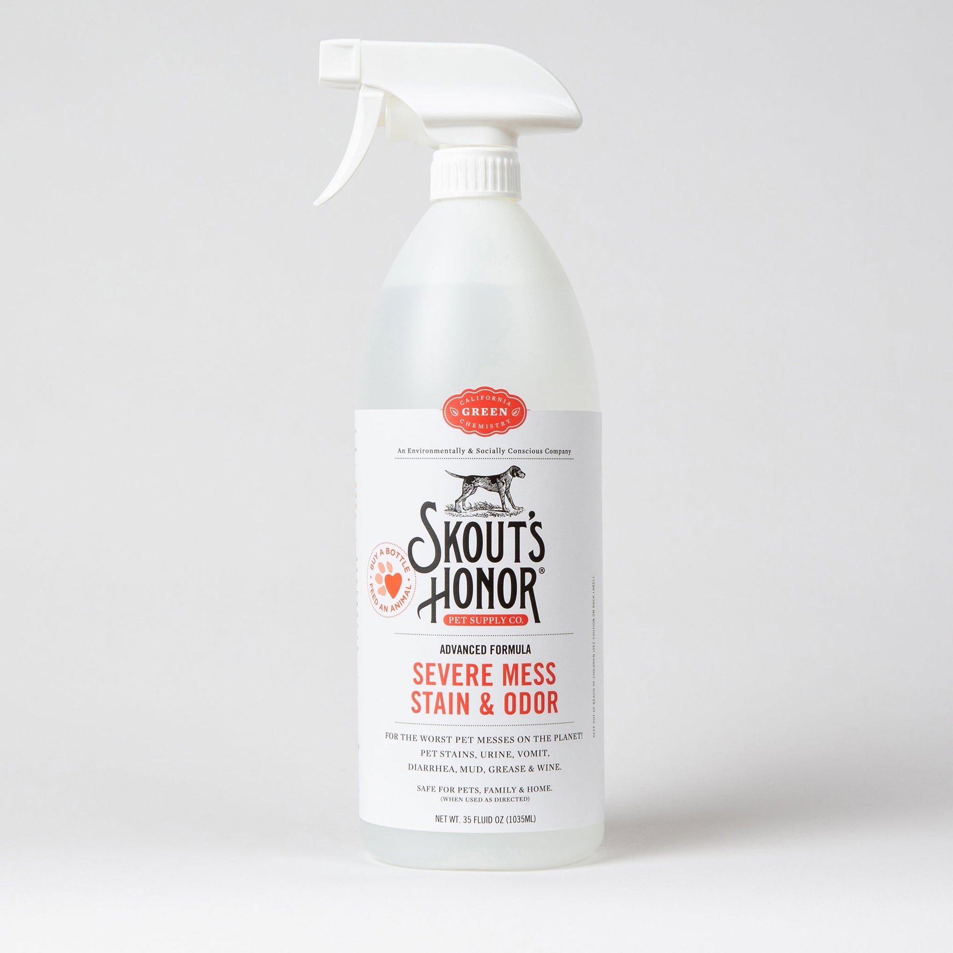 Skout's Honor Severe Mess Stain & Odor Advanced Formula Dog 35 oz