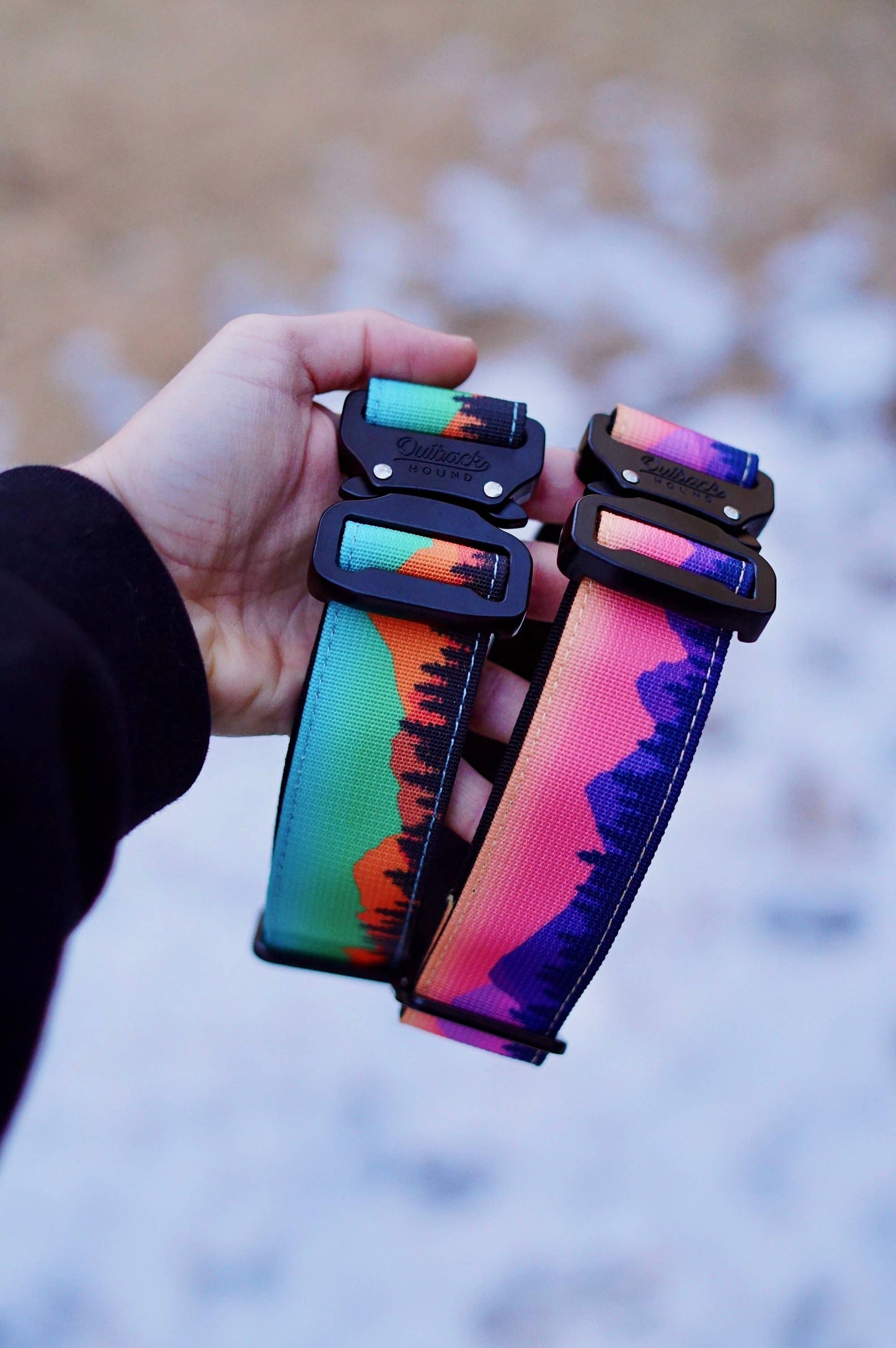 Mountain Sunrise Dog Collar