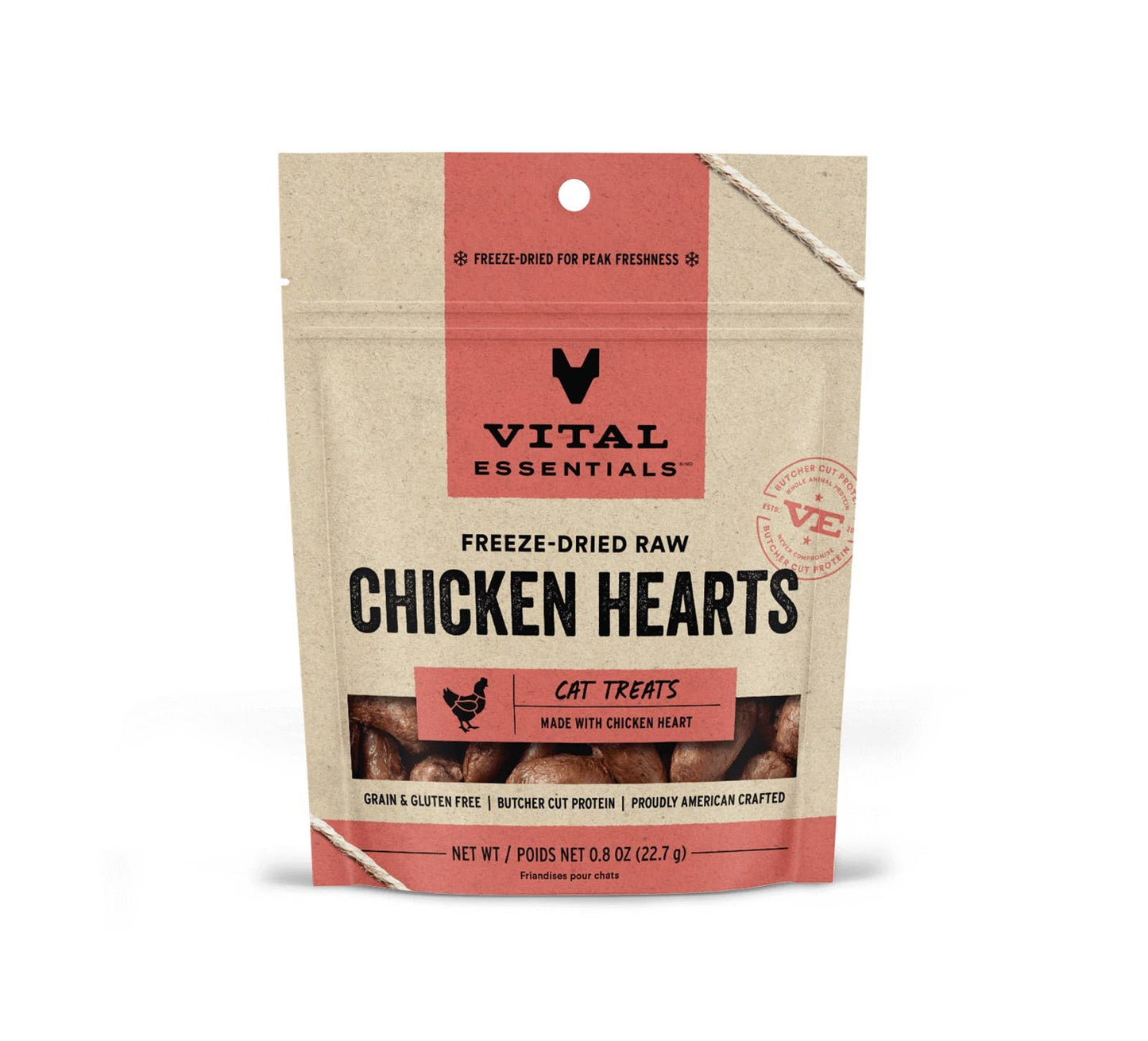 Chicken Hearts Cat Treats 0.8 oz