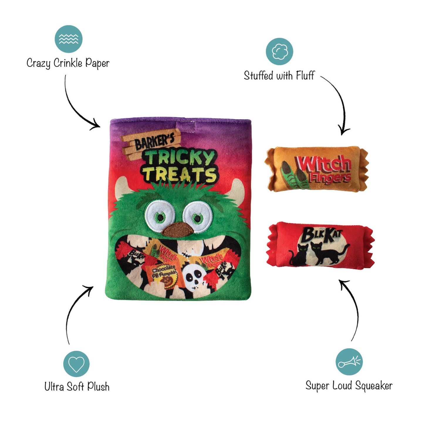 PetShop by Fringe Studio Tricky Treats Hide Seek Plush Toy