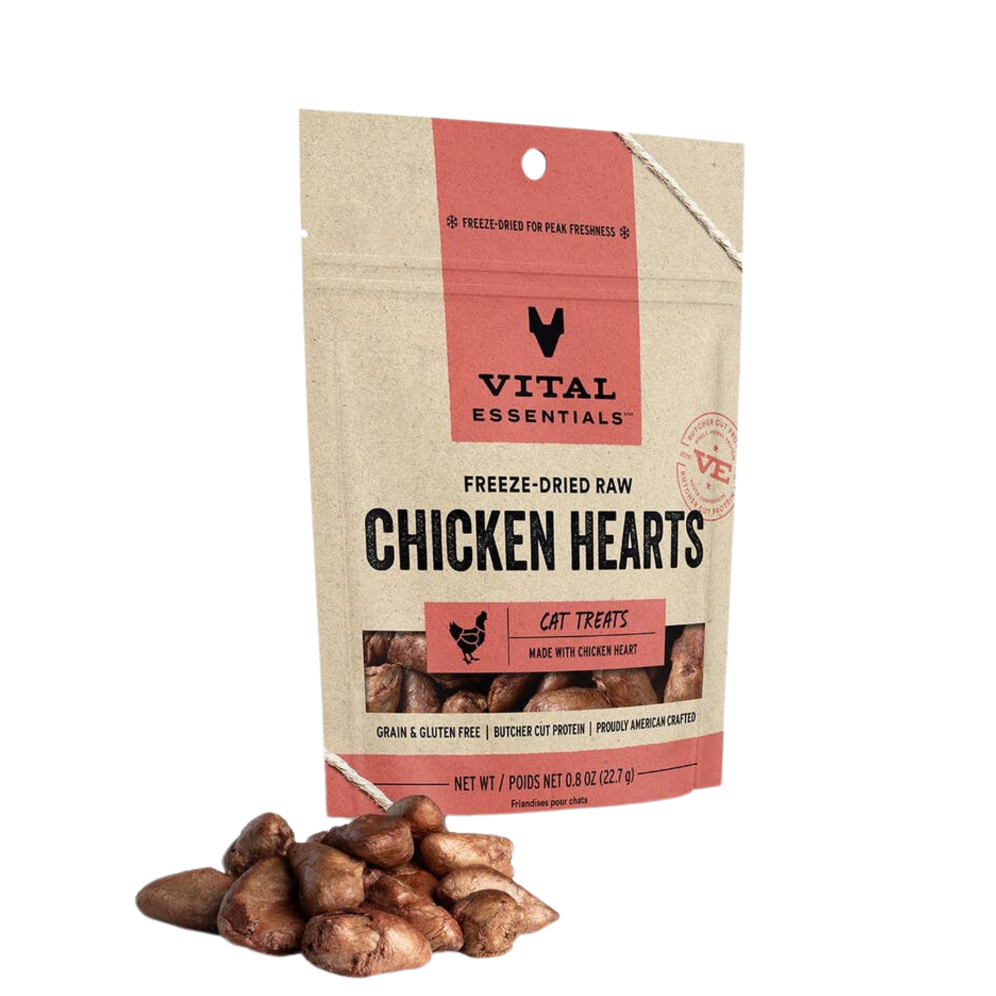 Chicken Hearts Cat Treats 0.8 oz