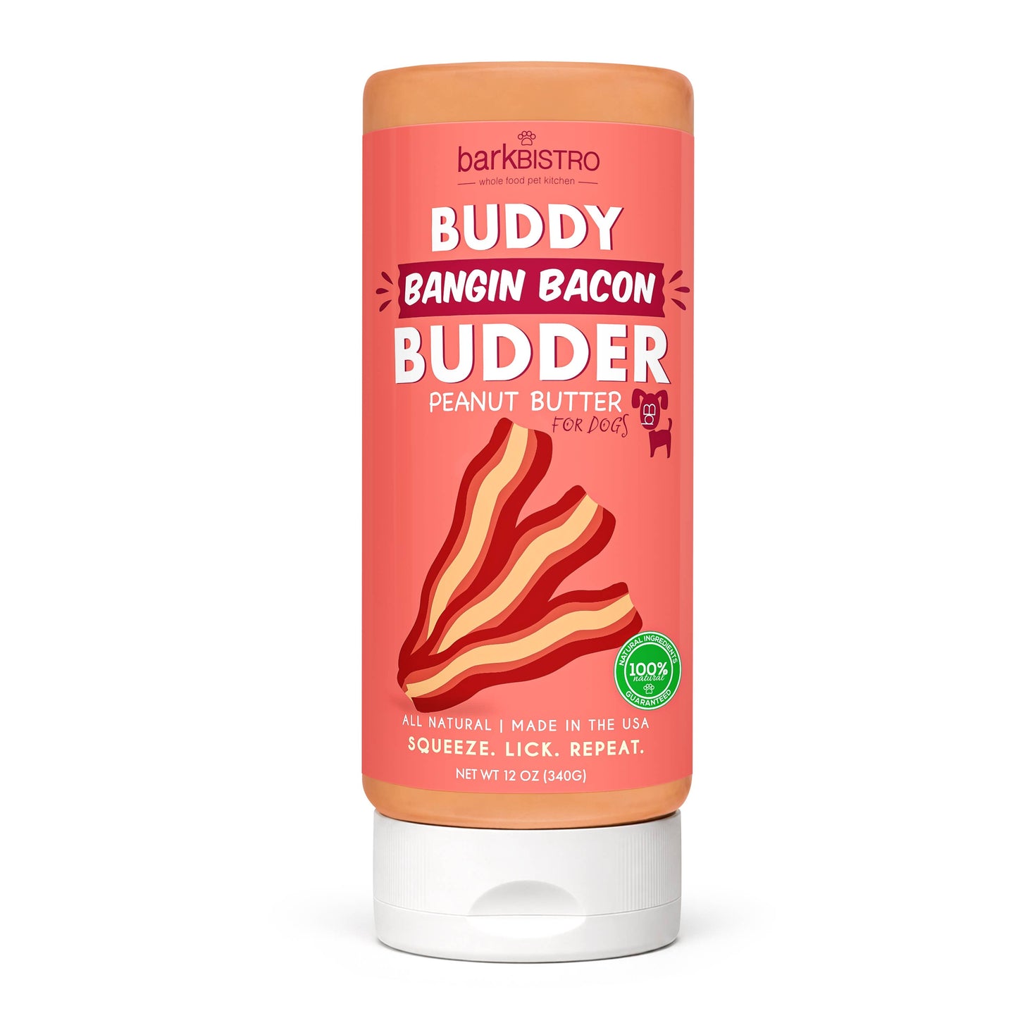Buddy Butter 14oz Squeeze Bacon