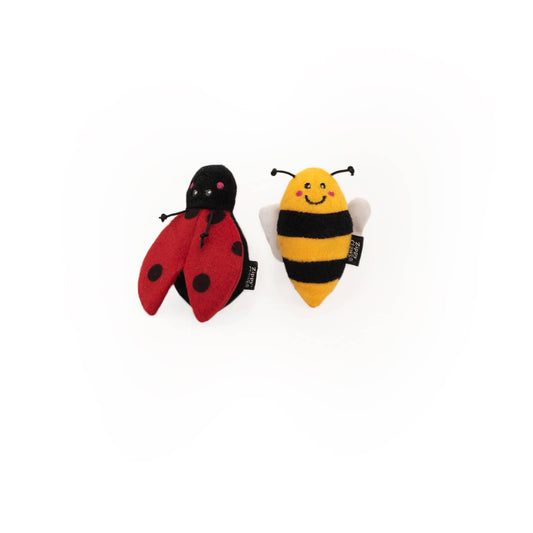 ZippyClaws® Ladybug and Bee - Cat Toy