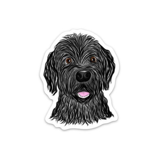 Black Doodle Sticker