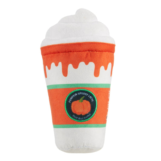 BARK Whipped Pupkin Latte Plush Dog Toy