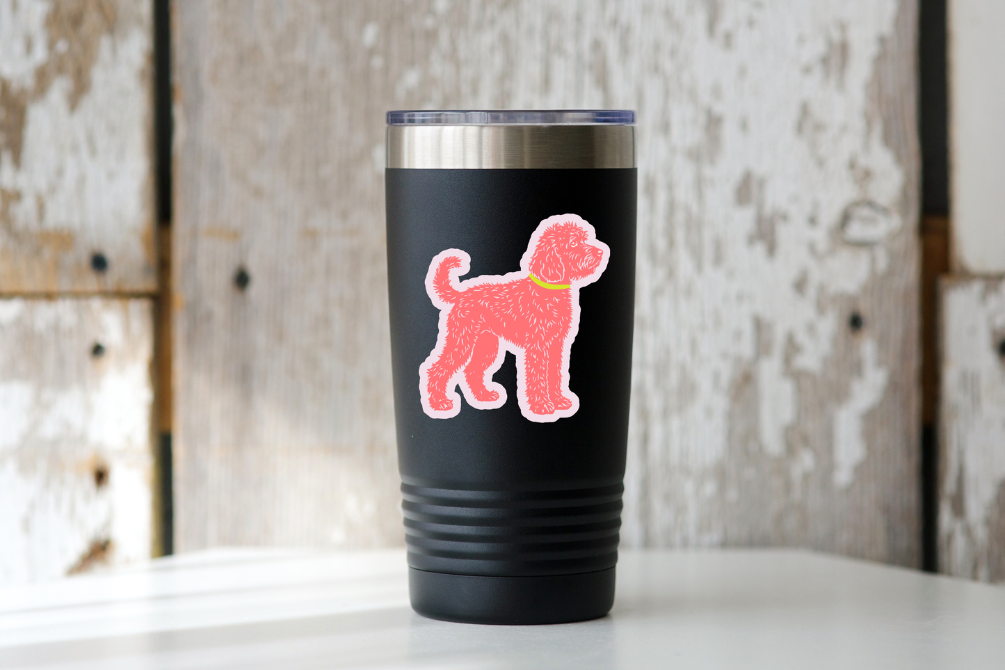 Pink Doodle Sticker