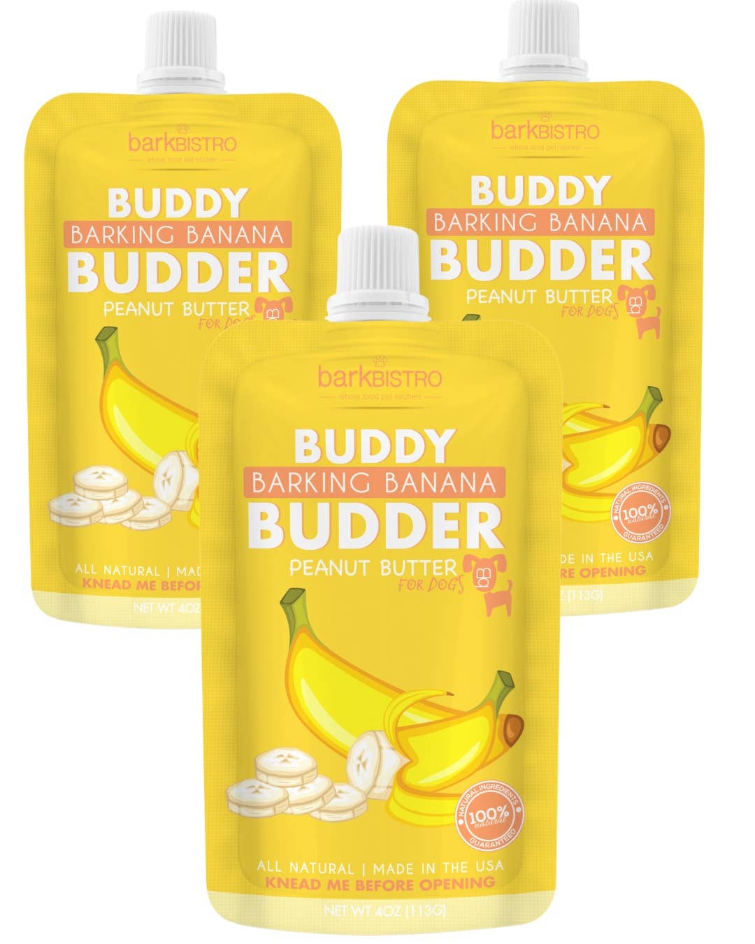 Buddy Butter 4oz Squeeze Banana