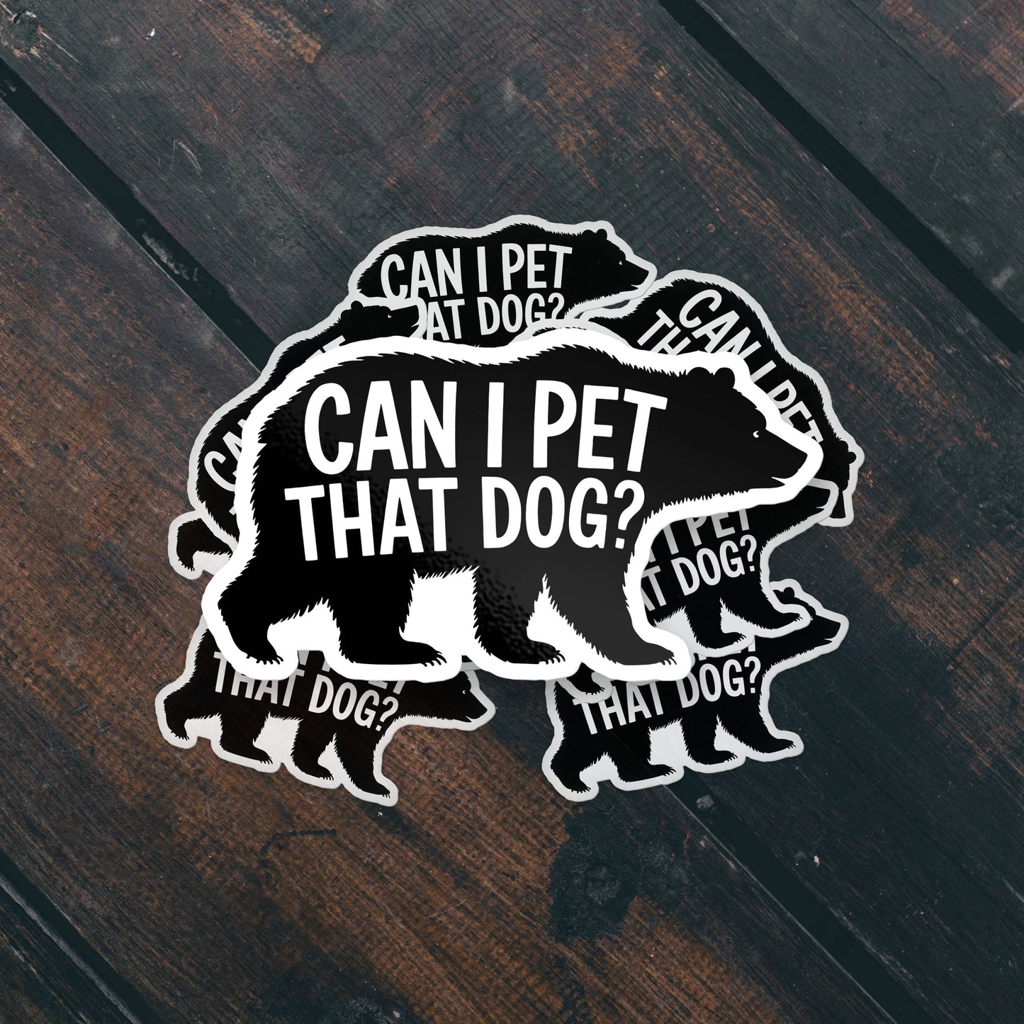 Can I Pet That Dog Sticker