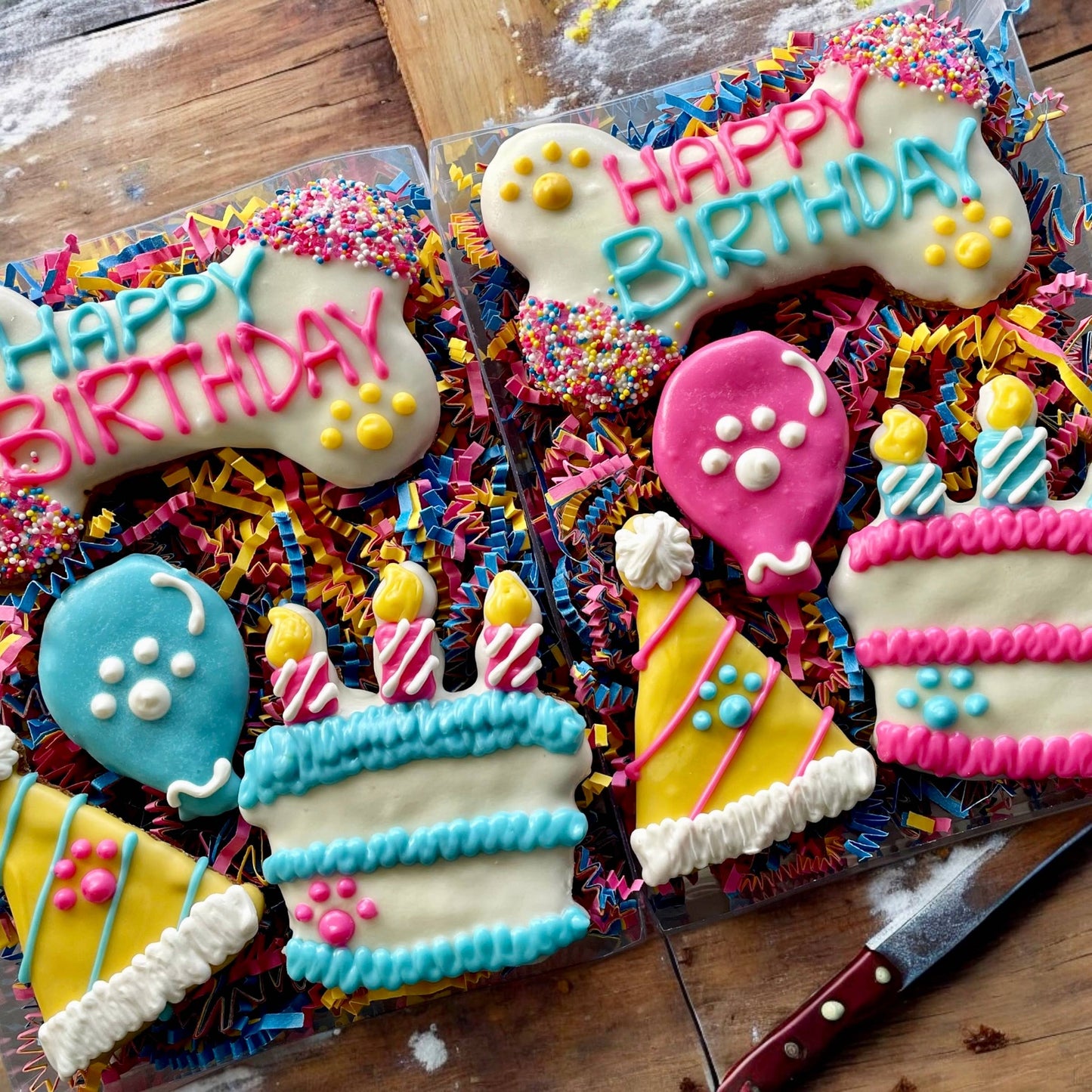 Large Birthday Cookie Box