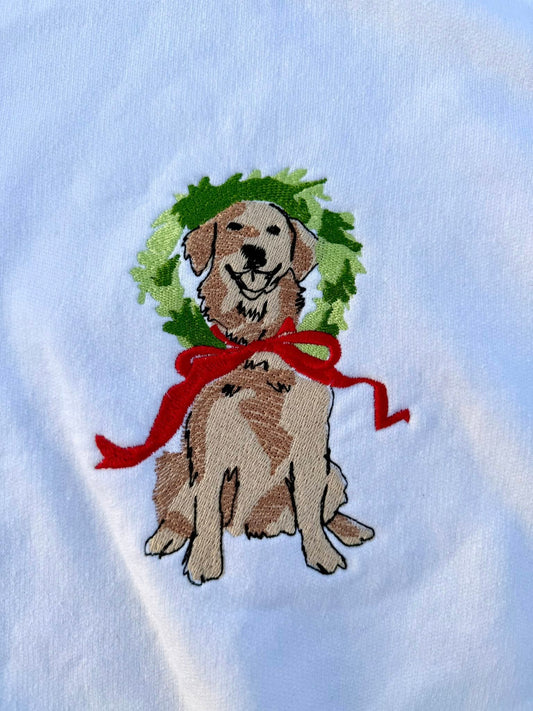 Golden Christmas Crewneck