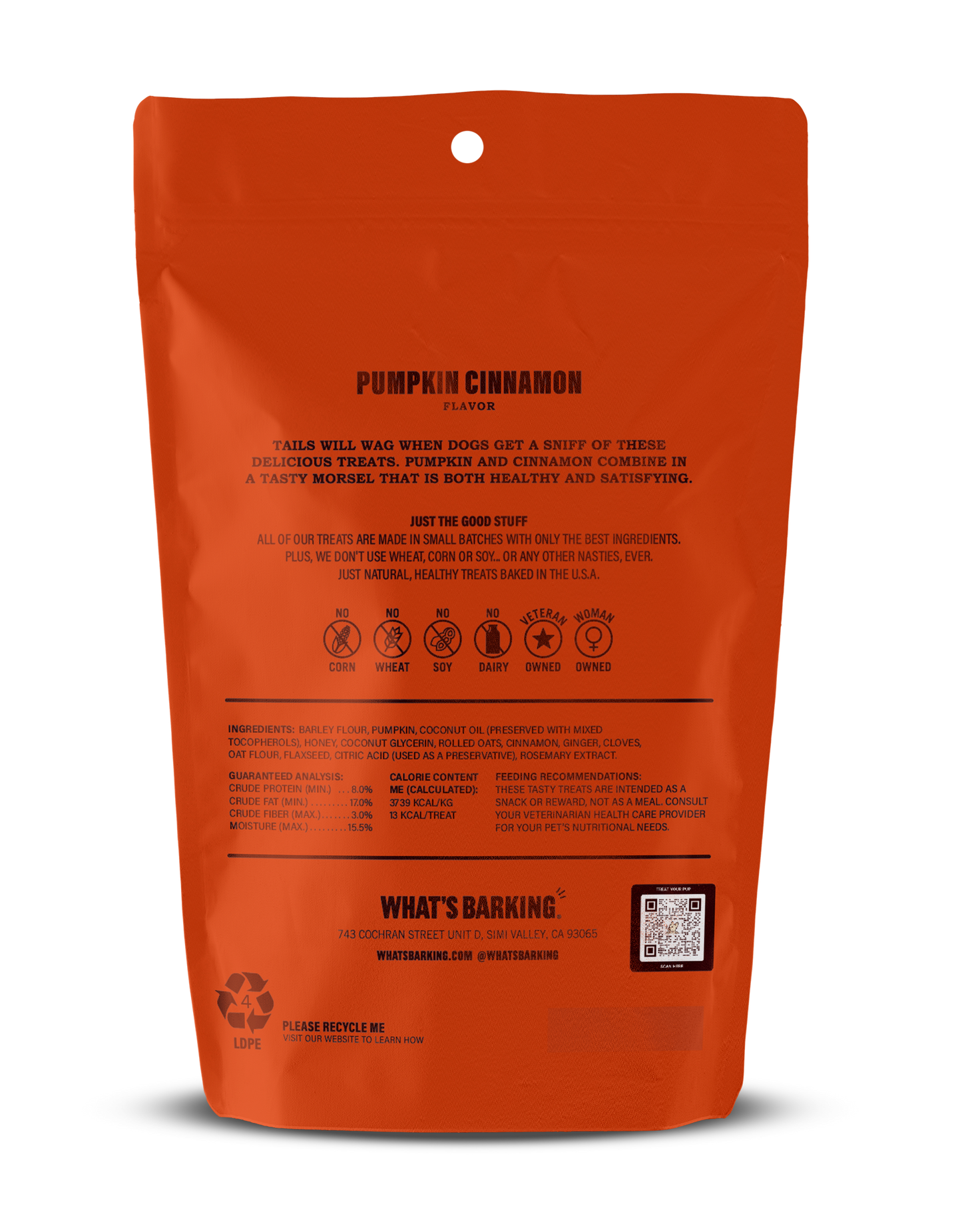 Pumpkin Cinnamon Treats 6oz