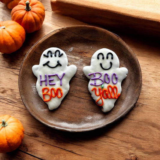 BOO Ghosts Halloween dog treats