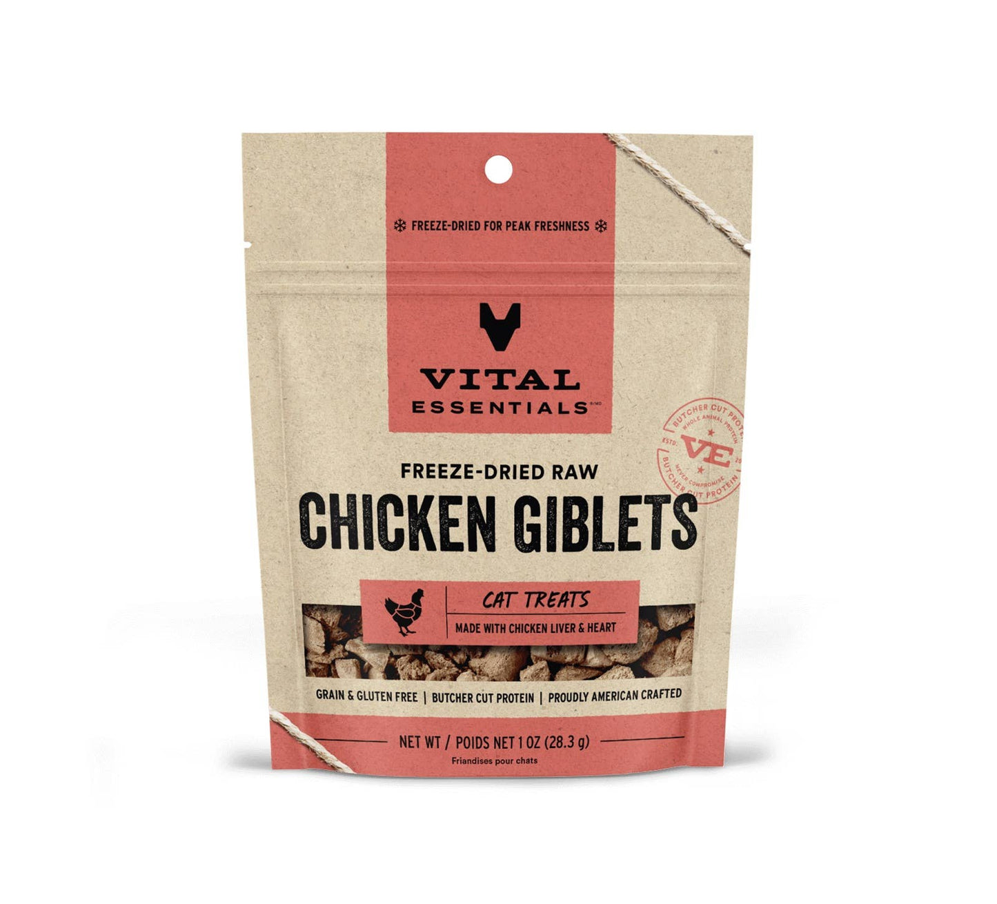 Chicken Giblets FD Cat Treats 1 oz
