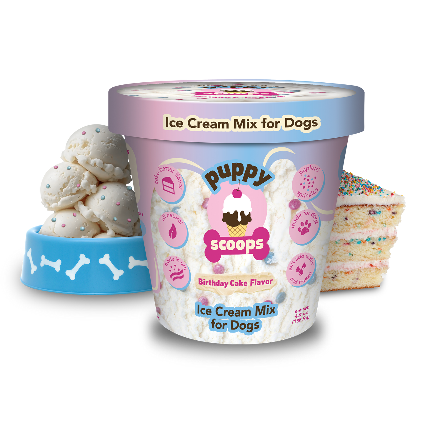 Puppy Scoops: Birthday Cake / 2.32 oz
