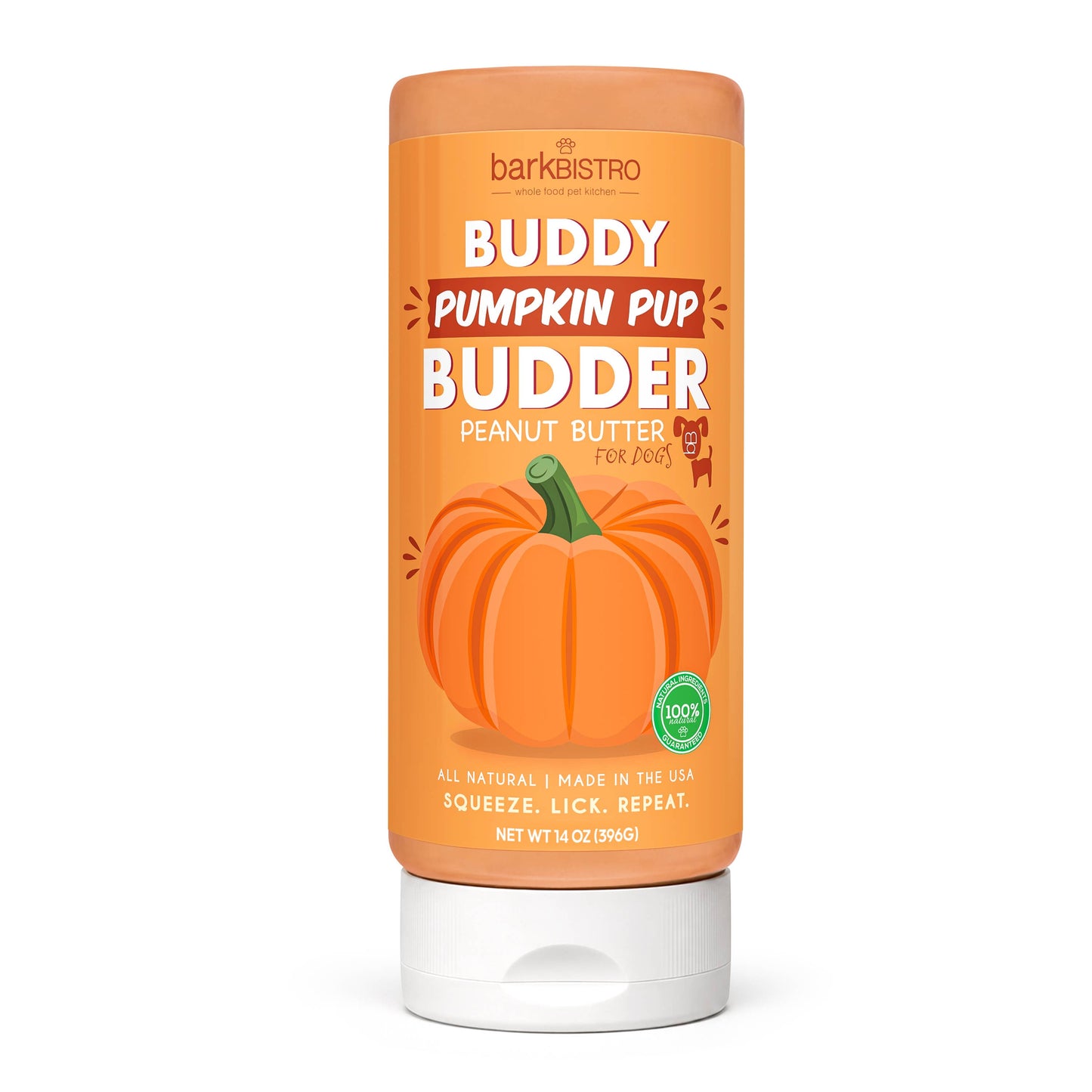 Buddy Butter 14oz Squeeze Pumpkin