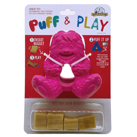 Puff & Play Toy Yeti - Pink