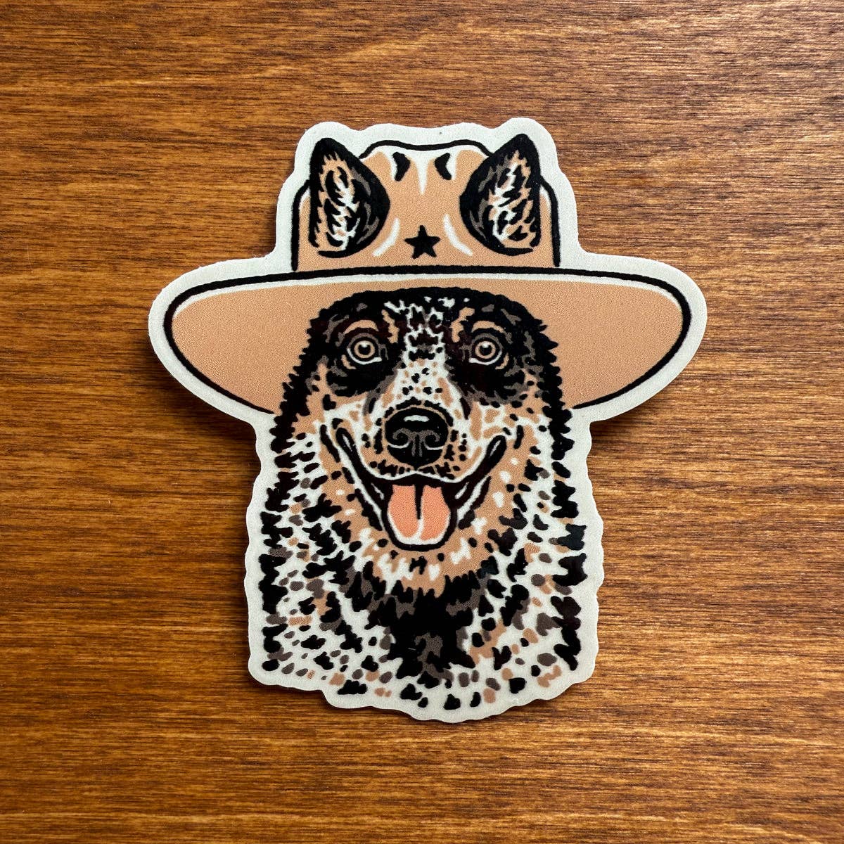 Blue Heeler Cowdog Sticker
