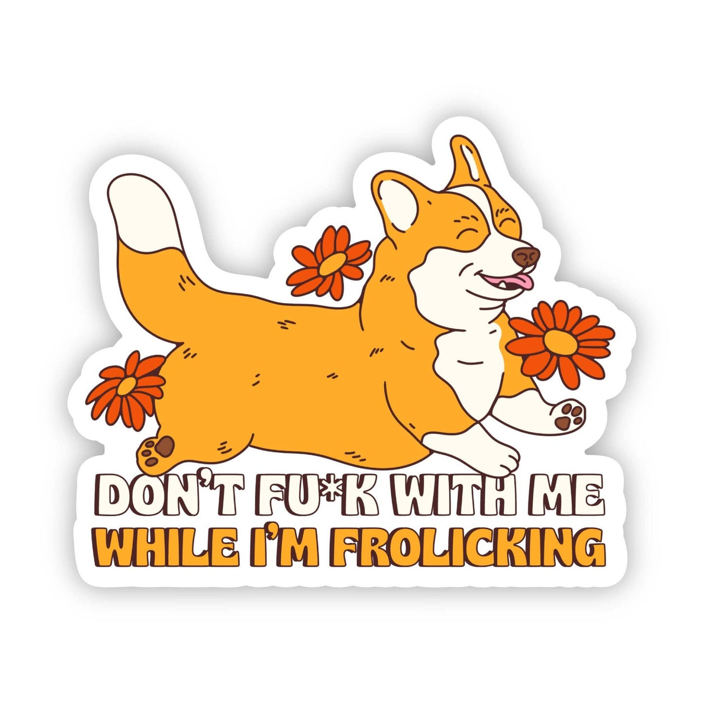 Frolicking Sticker