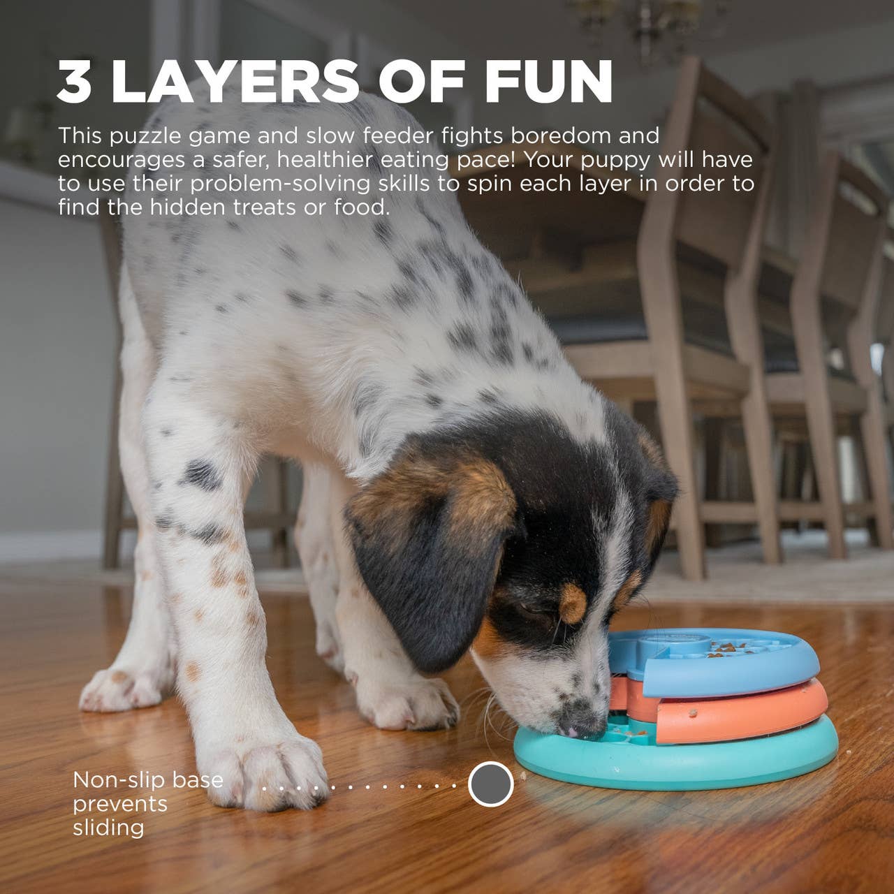 Nina Ottosson Puppy Lickin' Layers Multicolor