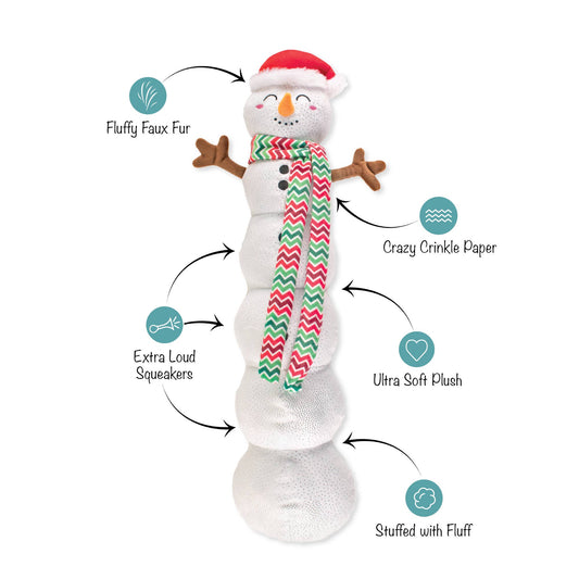 SNOWBALL PARTY LARGE DOG TOY