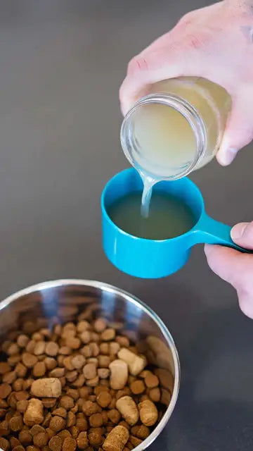 Messy Mutts Melamine Dog Food Scoop Blue 1 Cup