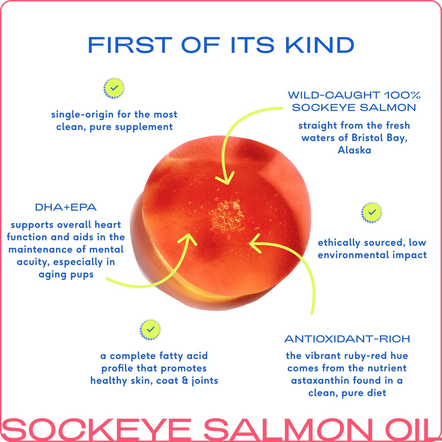 Alaskan Sockeye Salmon Oil: 8 oz
