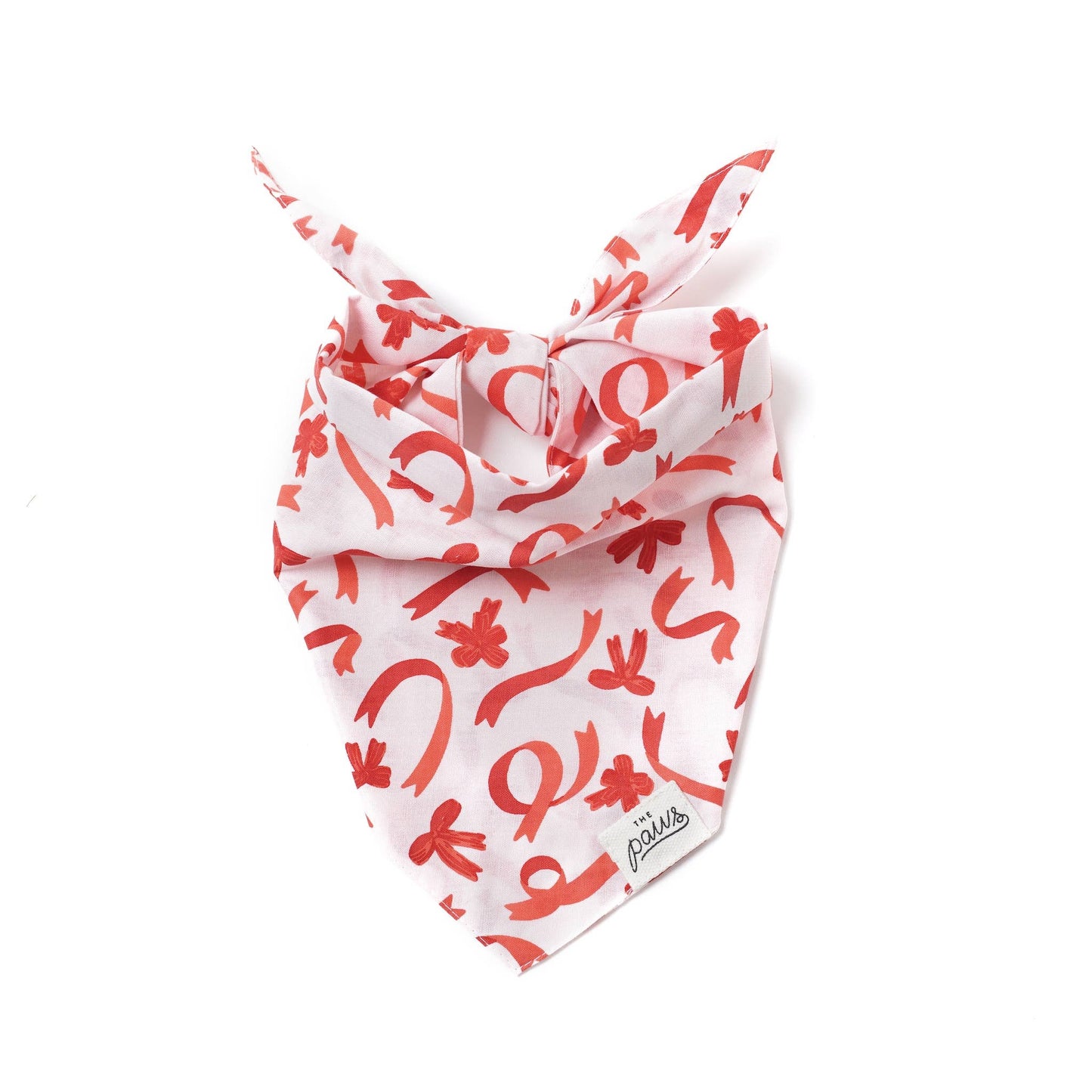 Bow Winter Dog Bandana