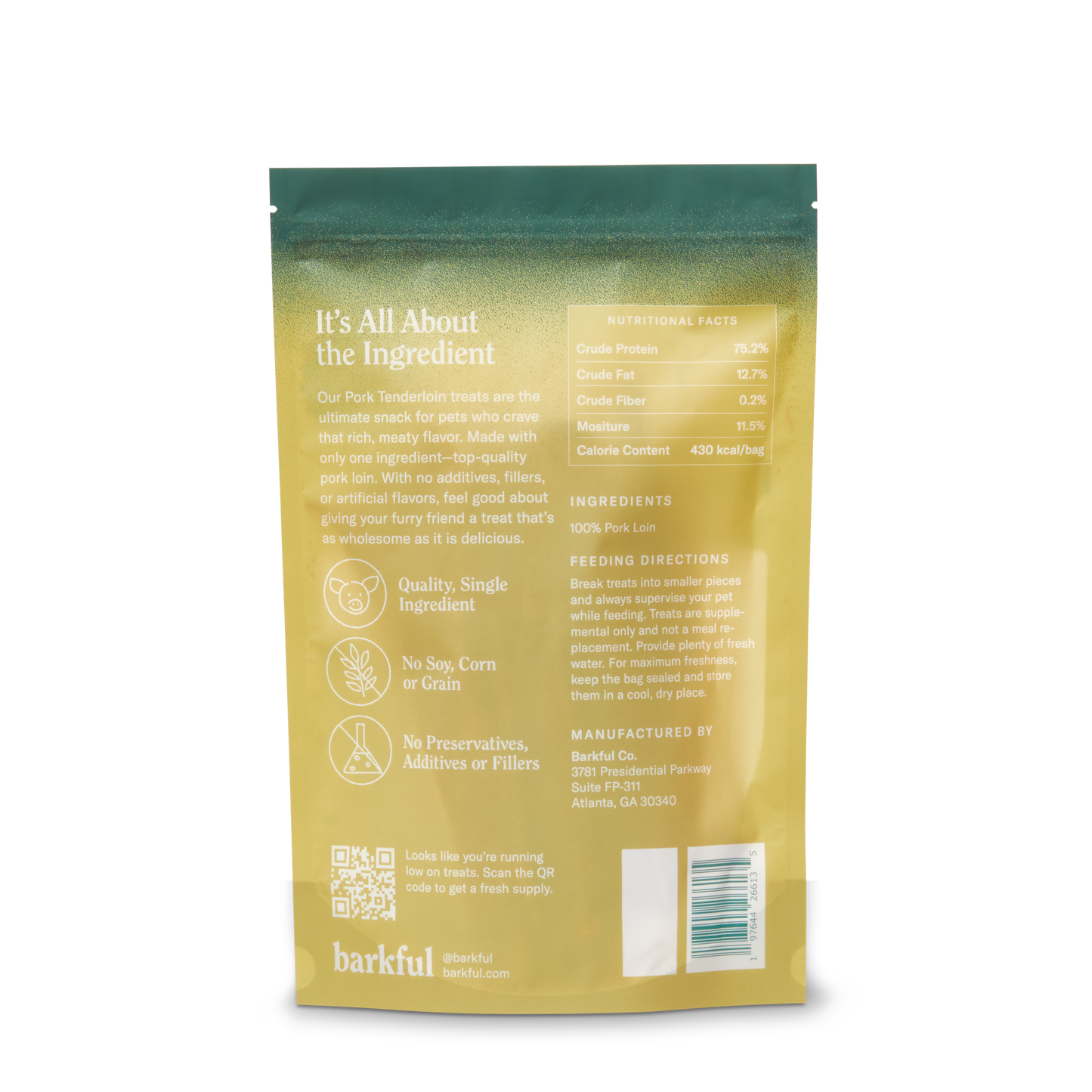 Pork Tenderloin Dehydrated 4 oz