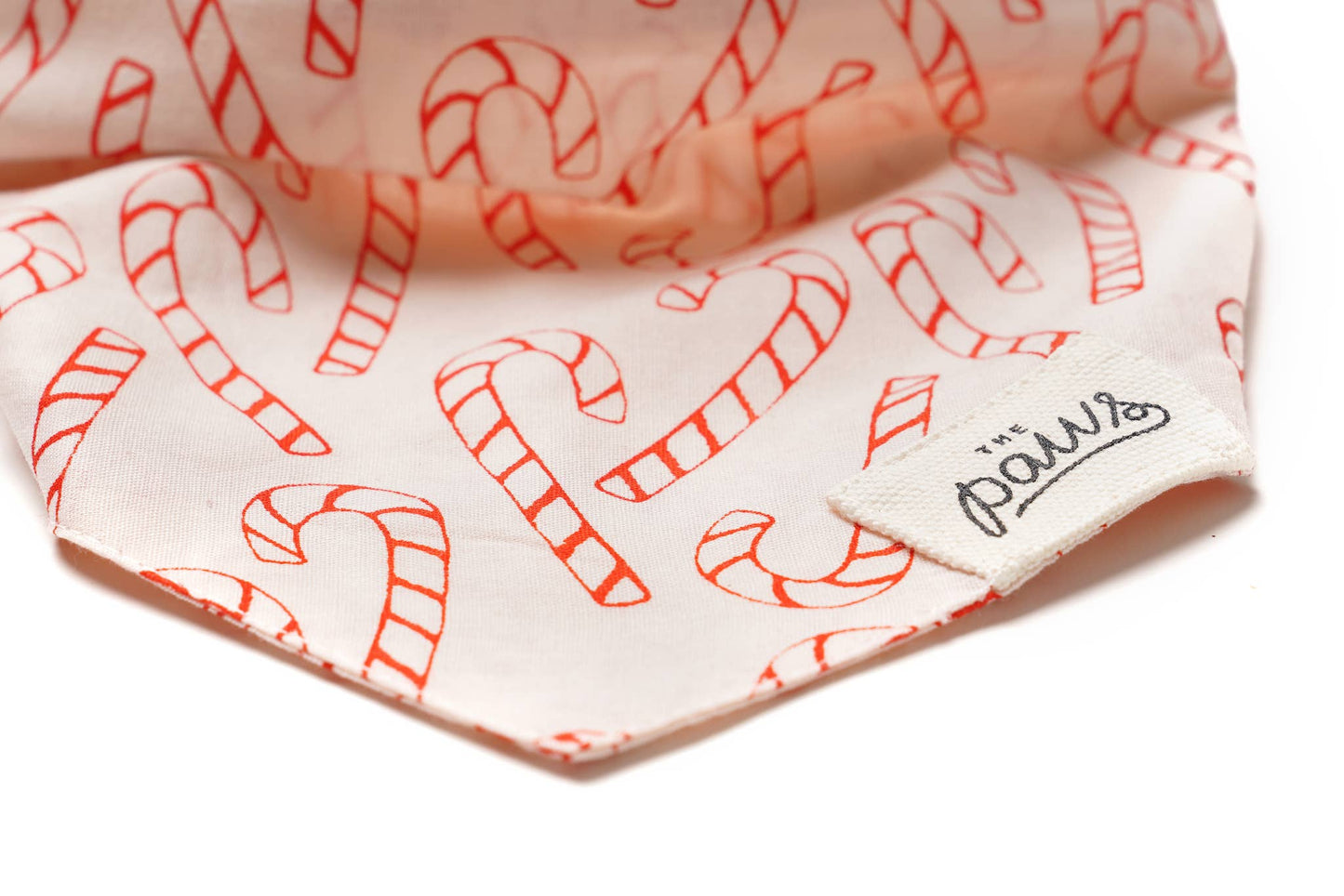 Candy Cane Dog Bandana