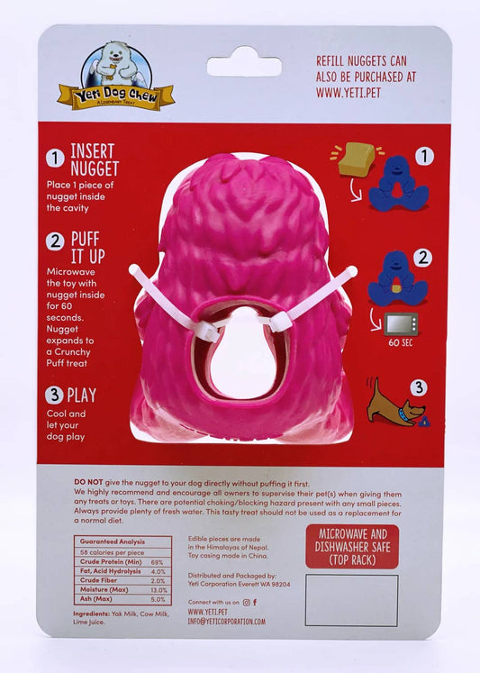 Puff & Play Toy Yeti - Pink