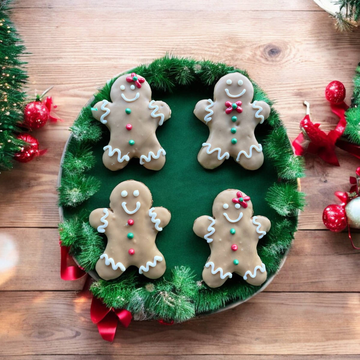 Gingerbread Men Holiday dog treats