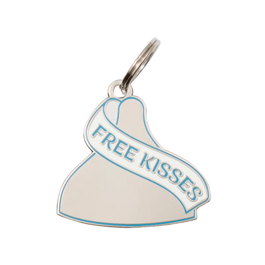 Free Kisses Pet ID Tag