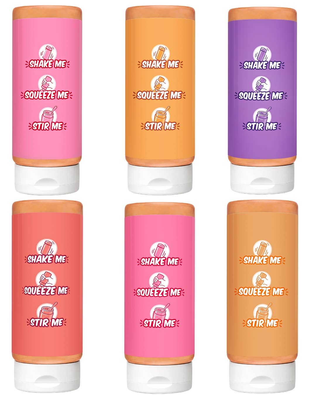 Mix-N-Match 14oz Squeeze Bottles (Case of 12)