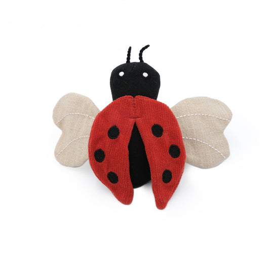 EcoZippy Corduroy Critter - Ladybug