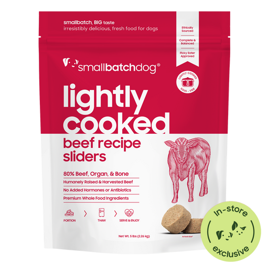 Smallbatch Dog Lightly Cooked Beef