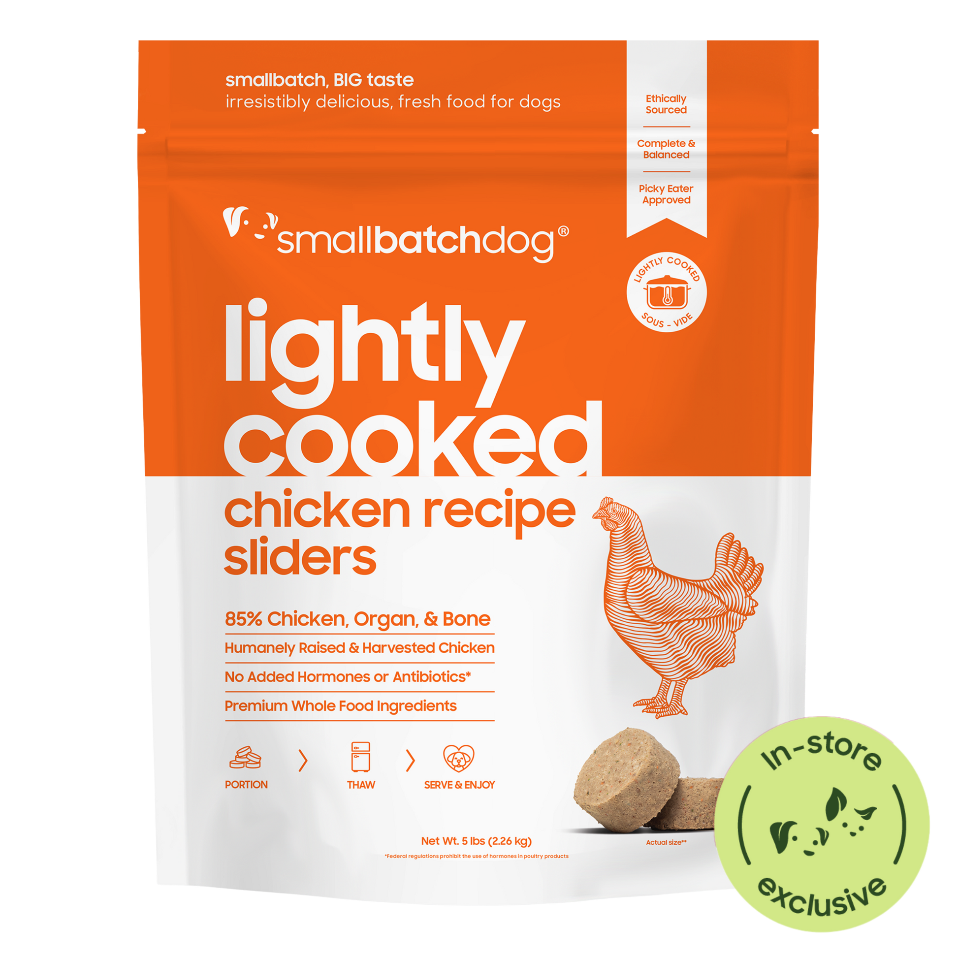 Smallbatch Dog Lightly Cooked Chicken