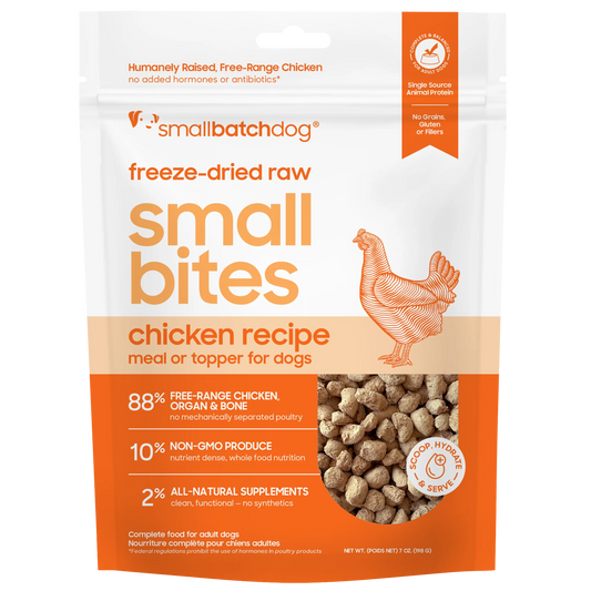 Chicken Small Bites FD Raw 7oz