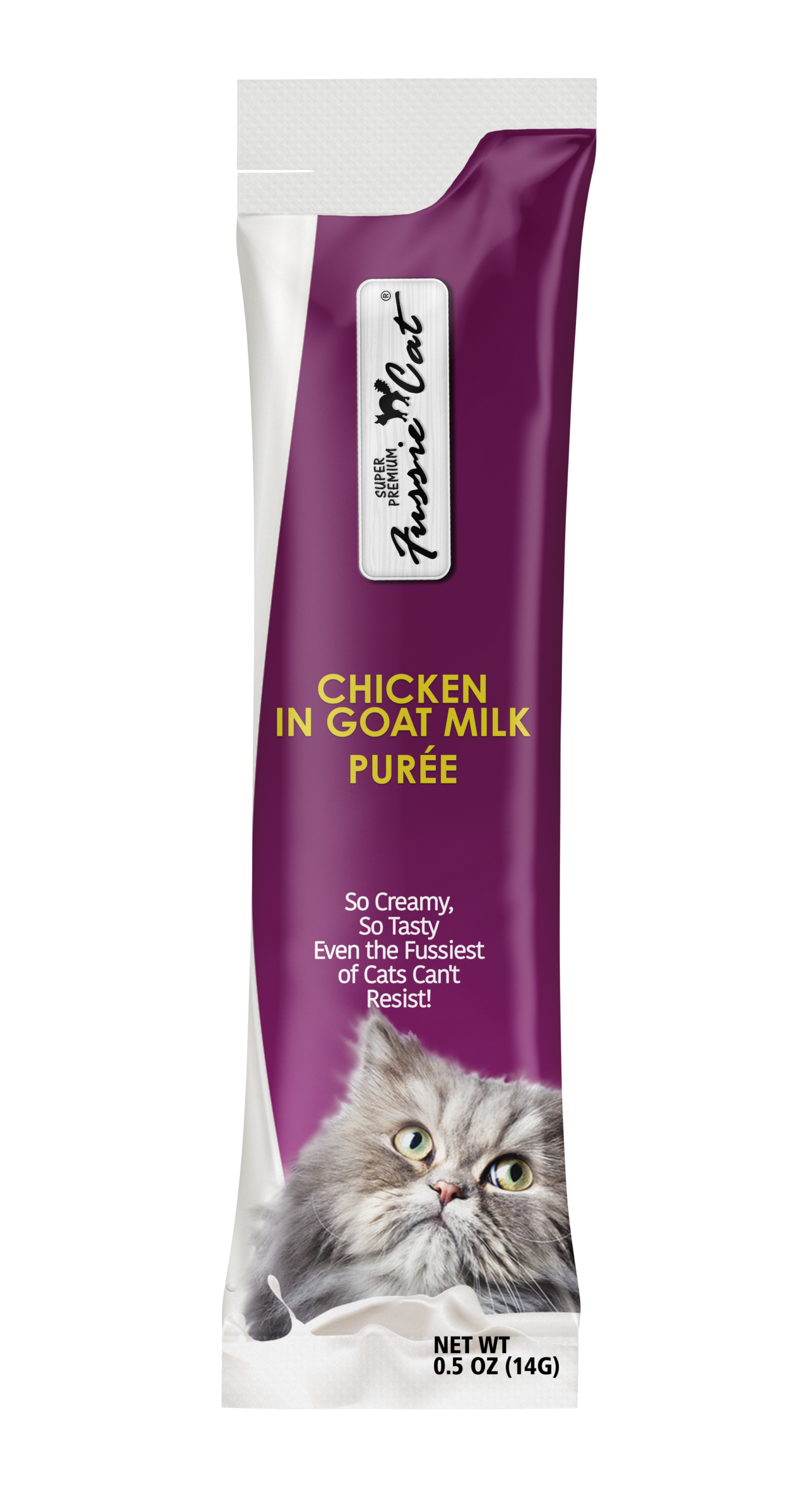 FussieCat Puree Chicken in Goat Milk 4pk