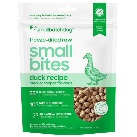 Duck Small Bites FD Raw 7oz